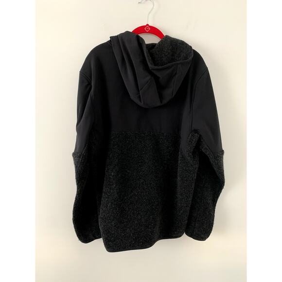 Wool Lululemon Full Zip Black Hooded Jacket Mens Size Large - Picture 6 of 7